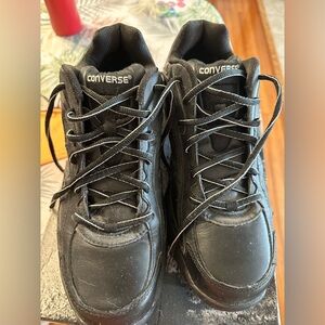 NWOT Men’s Converse Black work shoes. Non slip. Size 10.5